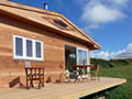 Front View of Small Log Cabin Front View of Small Log Cabin